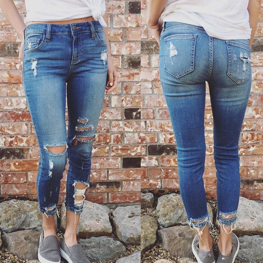 Distressed Jeans